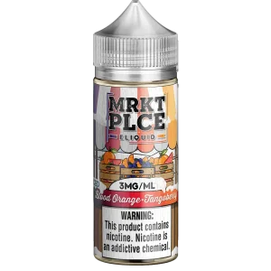 MRKT PLCE Iced Blood Orange Tangoberry 100ml Vape Juice - 3mg