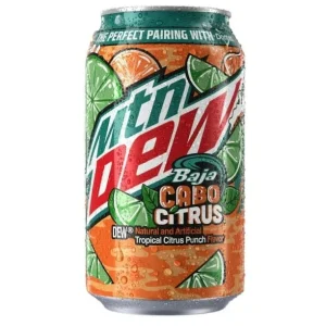 Mtn Dew Baja Cabo Citrus 355ml