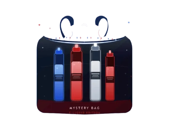 Mystery E-Liquid Bag 120 – 300mL Juice Bundle | CA, TX, ID, MT