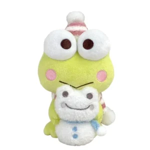 Nakajima Corporation Kerokerokeroppi Snowman Plush Toy Small H16xW12xD11Cm