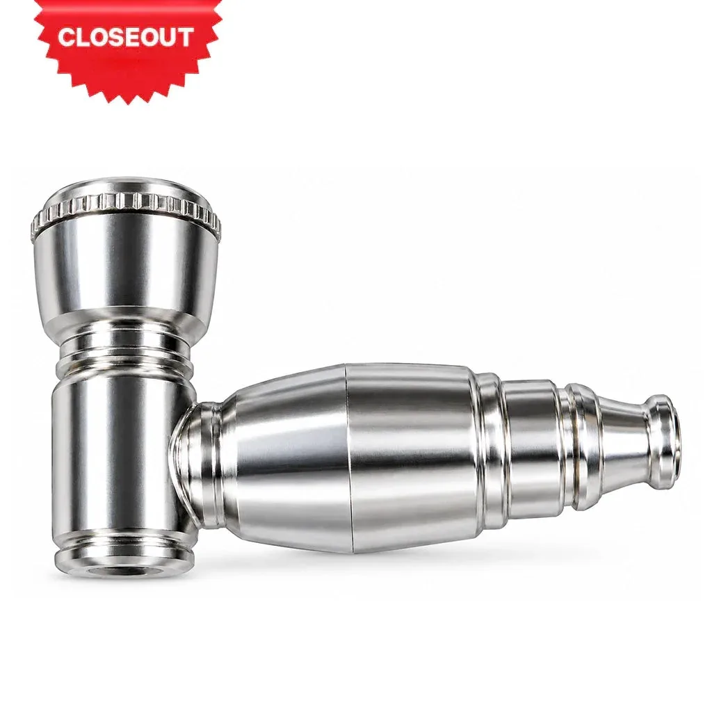 NICKEL MEDIUM CHAMBER HAND PIPES - Image 2