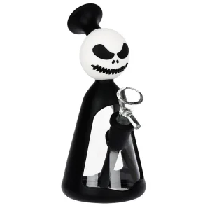 Nightmarish Silicone on Glass Water Pipe - 7.25" / 14mm F