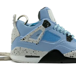 Nike AJ4 University Blue Keychain