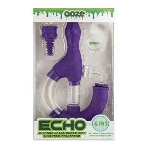 Ooze Echo Silicone Water Pipe & Dab Straw