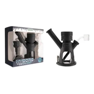 Ooze Hyborg Silicone Glass 4-in-1 Hybrid Water Pipe and Dab Straw