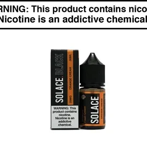 ORANGE CREAM BY SOLACE BLACK NICOTINE SALT 30ML