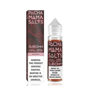 Pachamama Subohm Salts Apple Tobacco 60ml Vape Juice - 6MG