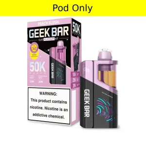 Peach Slush Geek Bar Clio Platinum 50K Pod