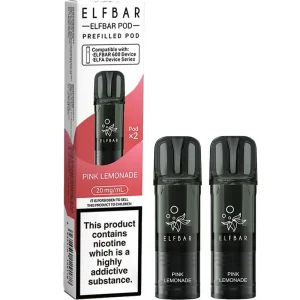 Pink lemonade Elf Bar 600 pods 2 pack