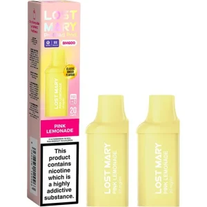 Pink lemonade Lost Mary BM600 pods 2 pack