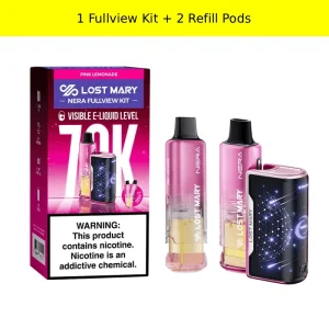 Pink Lemonade Lost Mary Nera Fullview 70K Kit