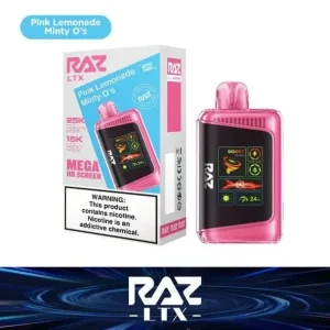 Pink Lemonade Minty O's - RAZ LTX DC25000 Disposable Vape