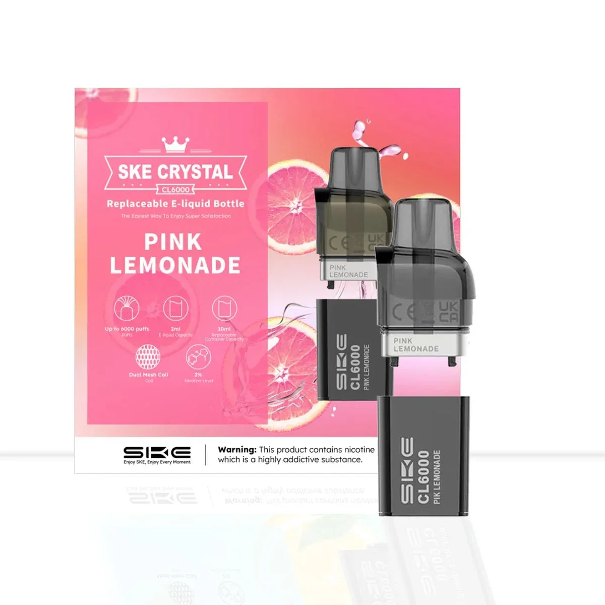 Pink Lemonade SKE Crystal CL6000 Prefilled Pods