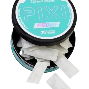 Pixi Caffeine Pouches – 200mg Clean Energy Nicotine Free | CA, TX, ID, MT