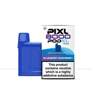 PIXL 8000 Pod XL Blueberry Raspberry Prefilled Vape Pod Refills