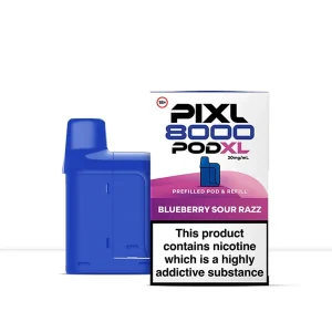 PIXL 8000 Pod XL Blueberry Sour Razz Prefilled Vape Pod Refills