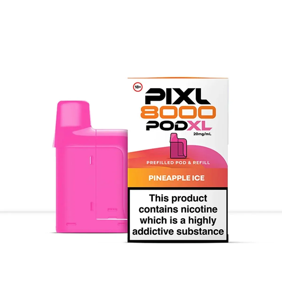 PIXL 8000 Pod XL Pineapple Ice Prefilled Vape Pod Refills