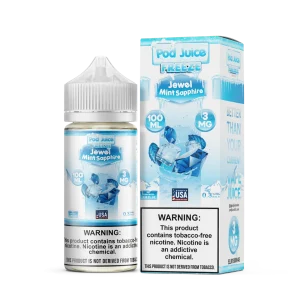 Pod Juice Freeze Jewel Mint Sapphire TF 100ml Vape Juice