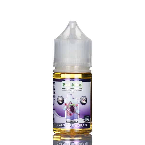 Pod Juice Salt PJ5000 – Cranberry Grape – 30ml (DISCONTINUED) - Image 2