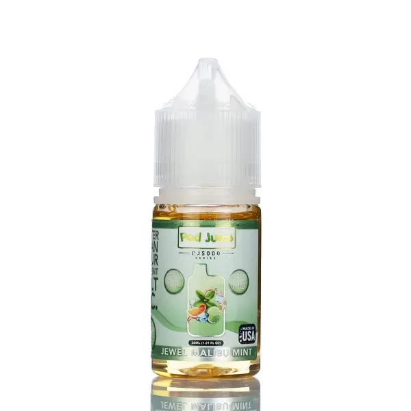Pod Juice Salt PJ5000 – Jewel Malibu Mint – 30ml (DISCONTINUED) - Image 2