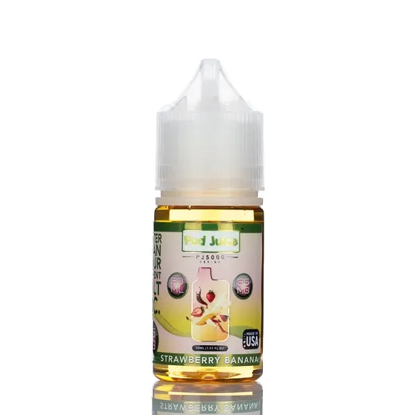 Pod Juice Salt PJ5000 – Strawberry Banana – 30ml - Image 2