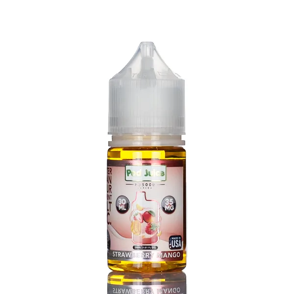Pod Juice Salt PJ5000 – Strawberry Mango – 30ml (DISCONTINUED) - Image 2