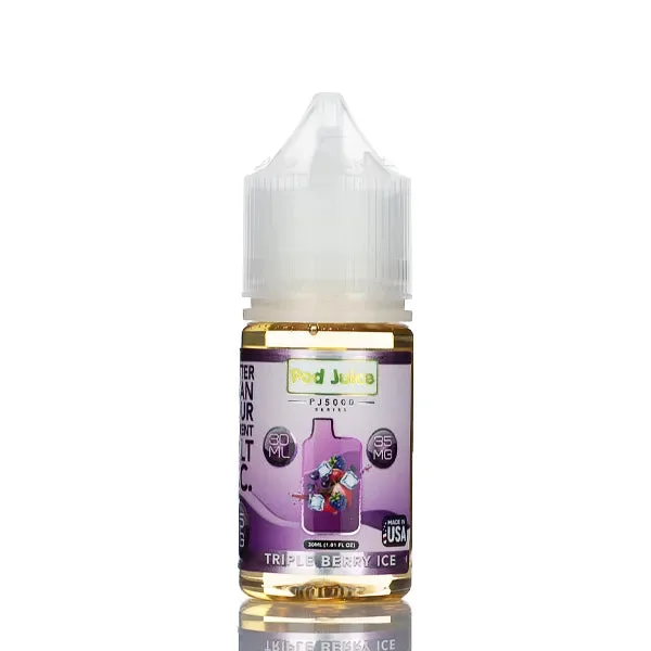 Pod Juice Salt PJ5000 – Triple Berry Ice – 30ml - Image 2