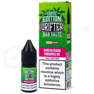 Papaya Peach Pineapple Ice E-Liquid by Drifter Bar Salts Exotic