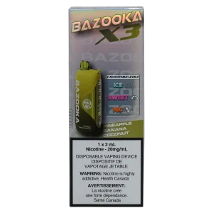 Bazooka X3 Pineapple Banana Coconut 2ml 20mg