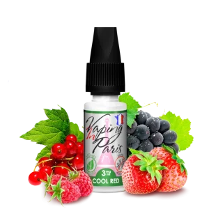 Vaping in Paris – Cool Red (0mg, 3mg, 6mg, 11mg Nicotine) 10ml LV