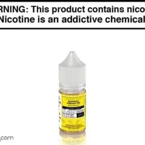 BANANA CREAM PIE BY GLAS BASIX NIC SALTS 30ML