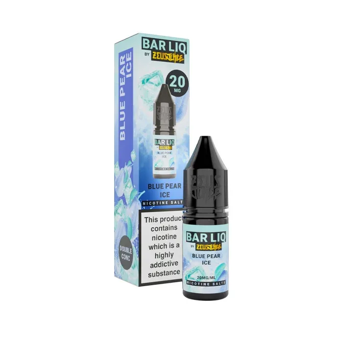 Blue Pear Ice Nic Salt E-Liquid by Zeus Juice Bar Liq