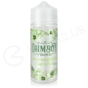 Sweet Water Grape & White Peach Shortfill E-Liquid by Ohm Boy Volume II 100ml