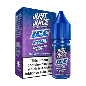 Blackcurrant & Lime Ice Nic Salt by Just Juice