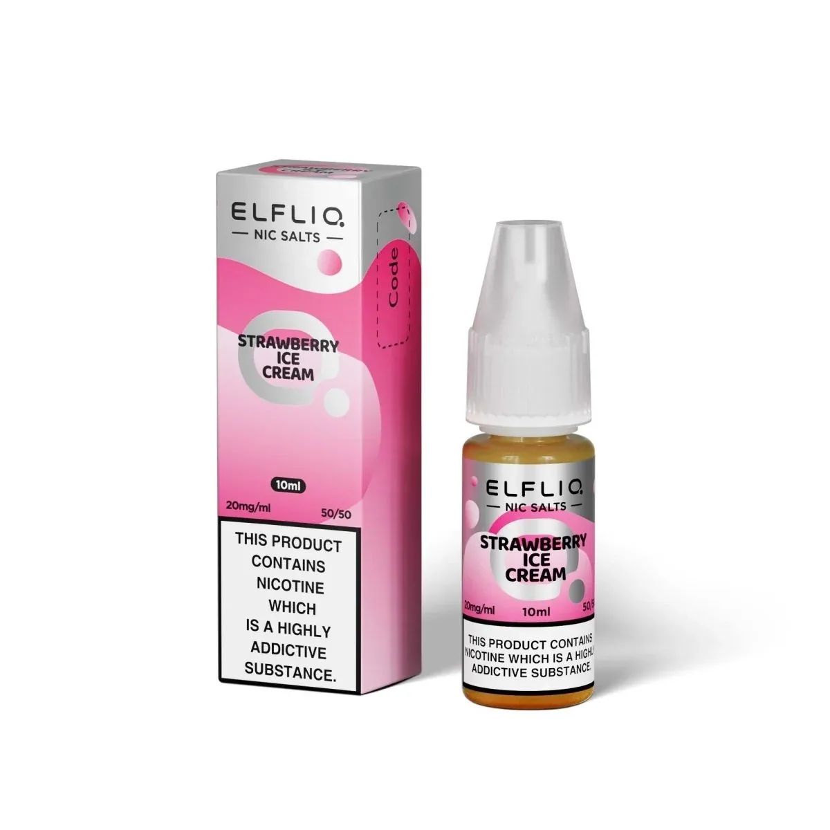 Elfliq by Elf Bar - Strawberry Snoow 10ml Nic Salt