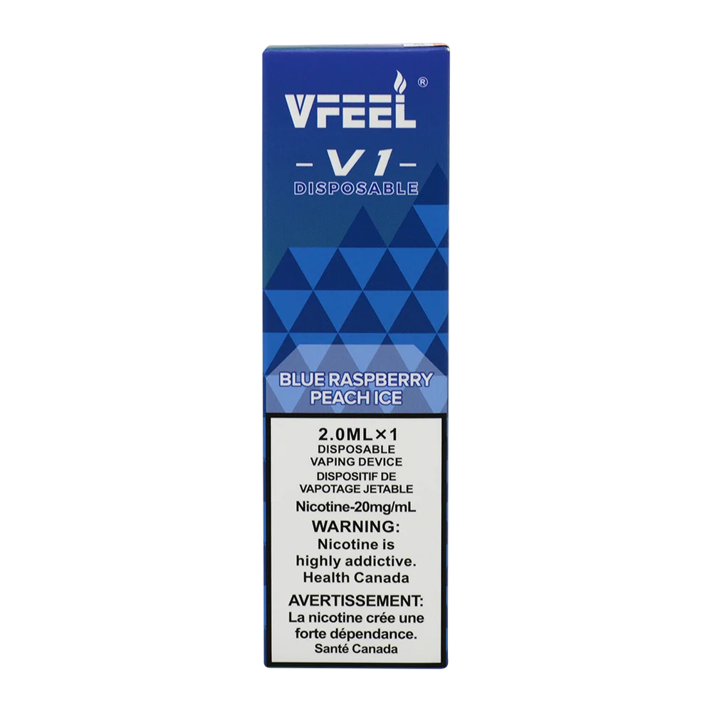 Vfeel V 6K Blue Raspberry Peach Ice 2ml 20mg