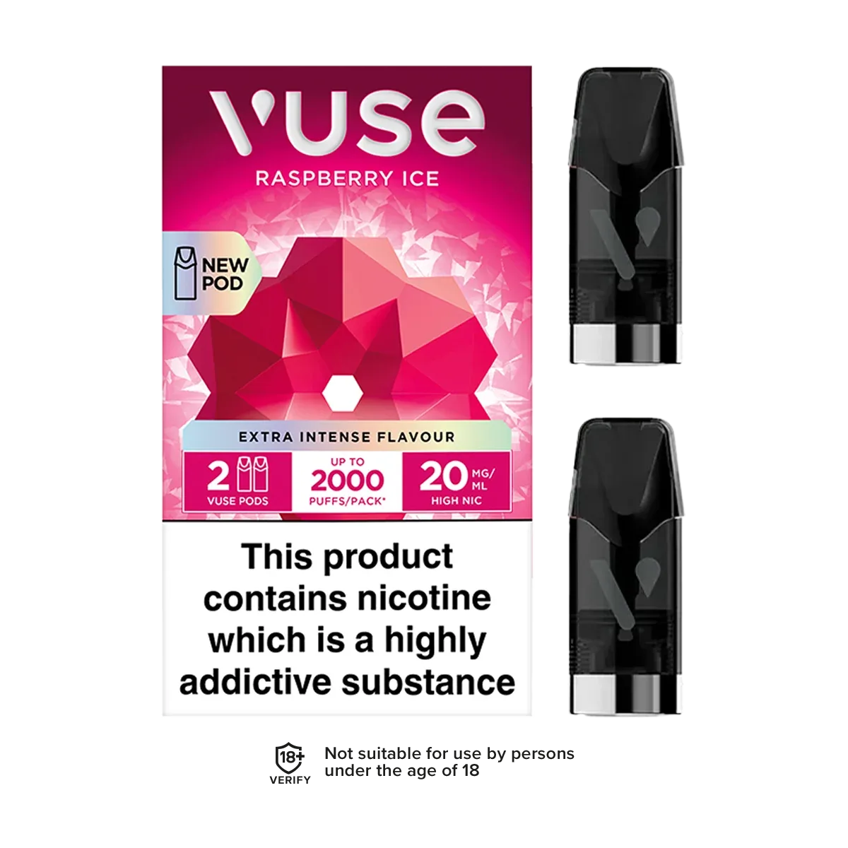 Raspberry Ice Vuse Pro Pods