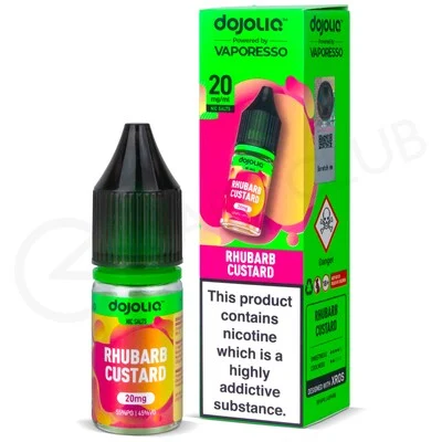 Rhubarb Custard Nic Salt E-Liquid by Dojoliq