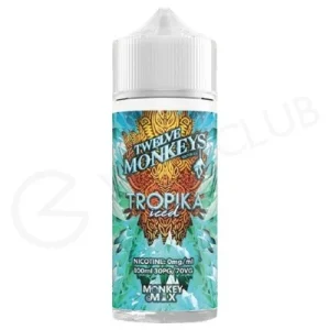 Tropika Iced Shortfill E-Liquid by Twelve Monkeys 100ml