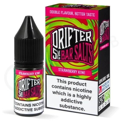 Strawberry Kiwi Nic Salt E-Liquid by Drifter Bar Salts