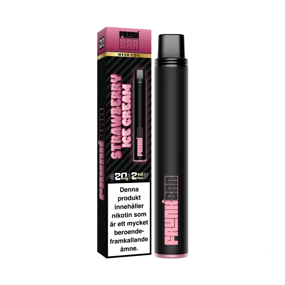 Frunk Bar – Strawberry Ice Cream (20 mg, Engångs vape)