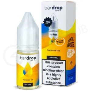 Banana Ice Nic Salt E-Liquid by Bar Drop Salts