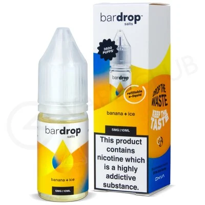 Banana Ice Nic Salt E-Liquid by Bar Drop Salts