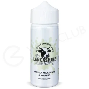 Vanilla Milkshake & Wafers Shortfill E-Liquid by The Lancashire Creamery 100ml