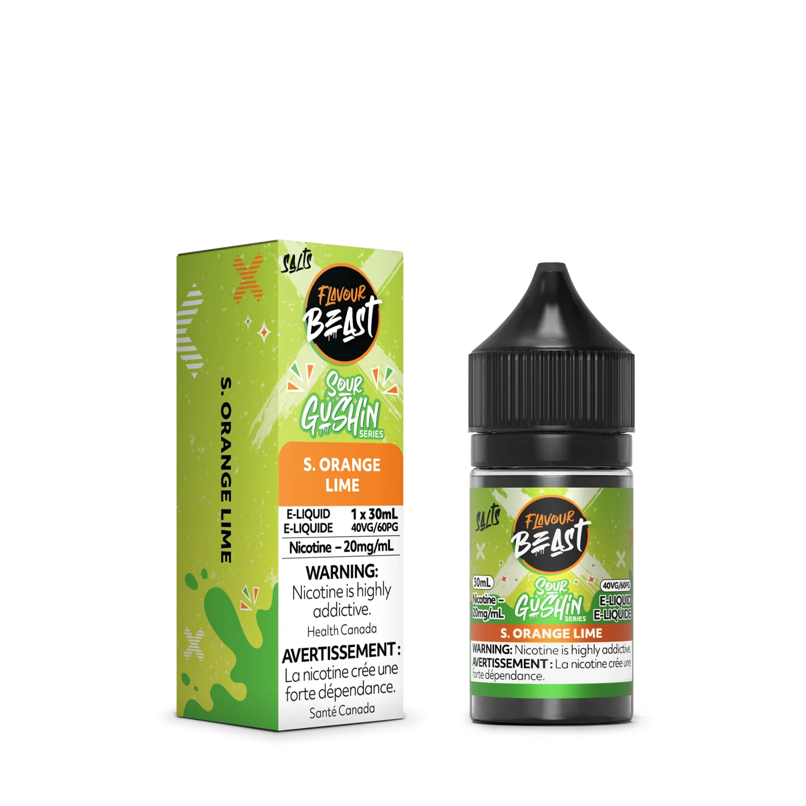 Flavour Beast Gushin Sour Orange Lime 20mg 30ml