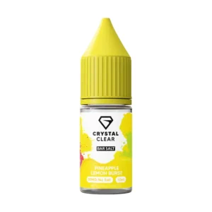 Crystal Clear Nic Salt Eliquid 10ml - Pineapple Lemon Burst