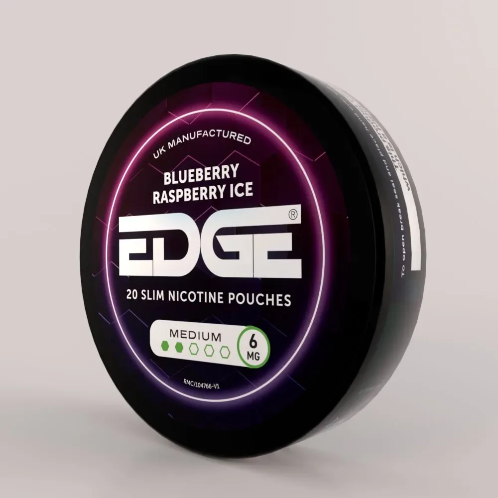 Blueberry Raspberry Ice Nicotine Pouches by EDGE - Image 2