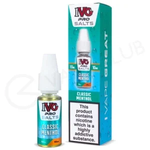 Classic Menthol E-Liquid by IVG Pro Salts