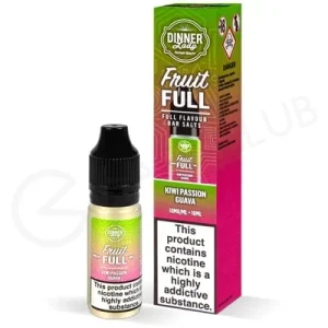 Kiwi Passion Guava Nic Salt E-Liquid by Dinner Lady Fruit Full