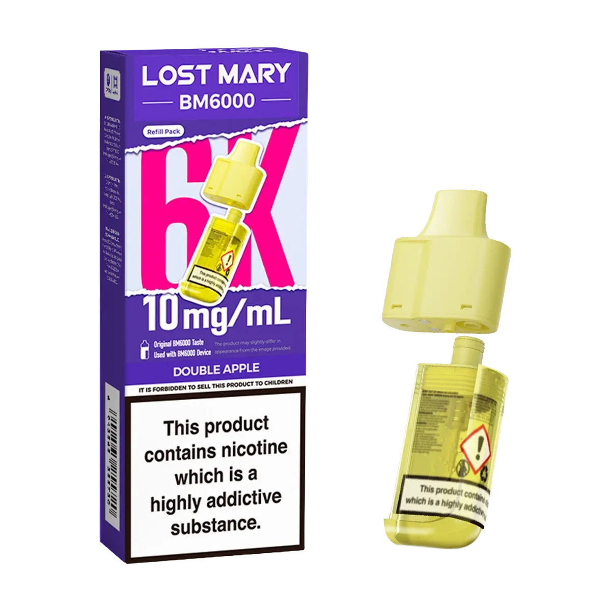 Double Apple Lost Mary BM6000 Refill Pack - Image 2